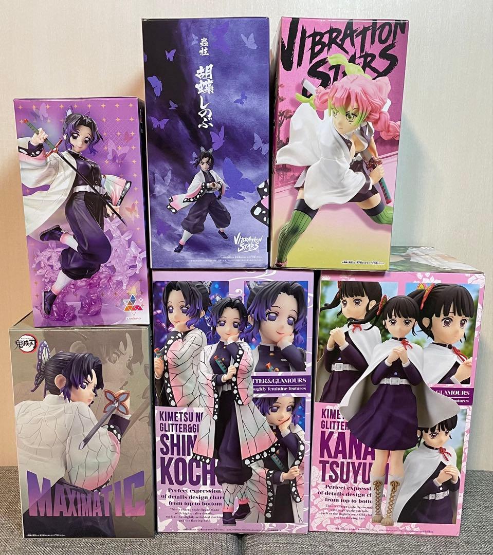 鬼滅の刃 胡蝶しのぶ 栗花落カナヲ 甘露寺蜜璃 フィギュア6個セット