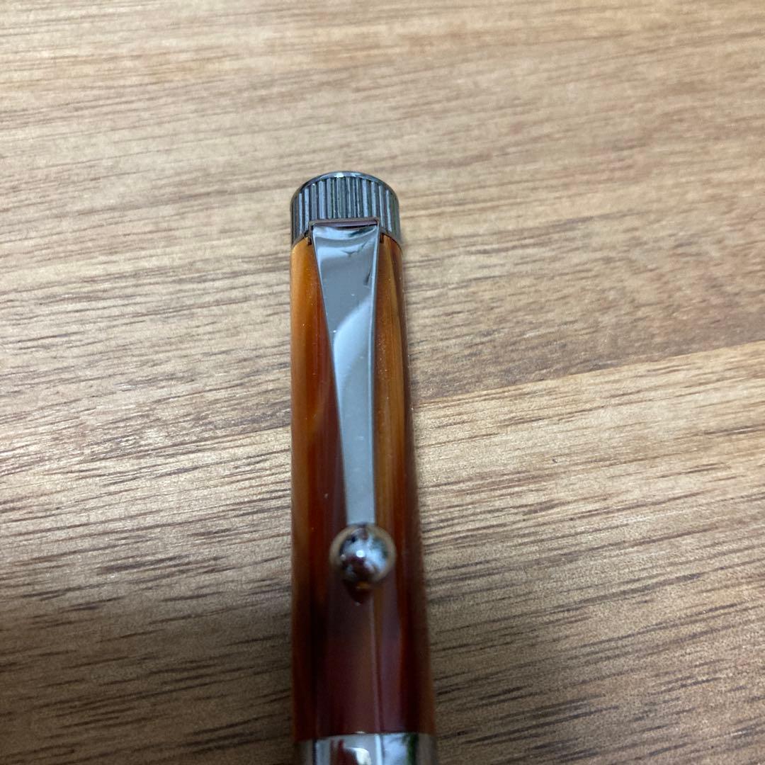 伊東屋ROMEO No.3ボールペン　イタリアンアンバー細軸　【箱付き】