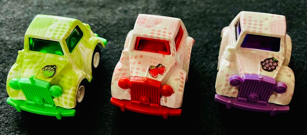 美品 チョロQ A-13 ふぁっしょん チョロQ ロールス ロイス 緑赤紫 3台