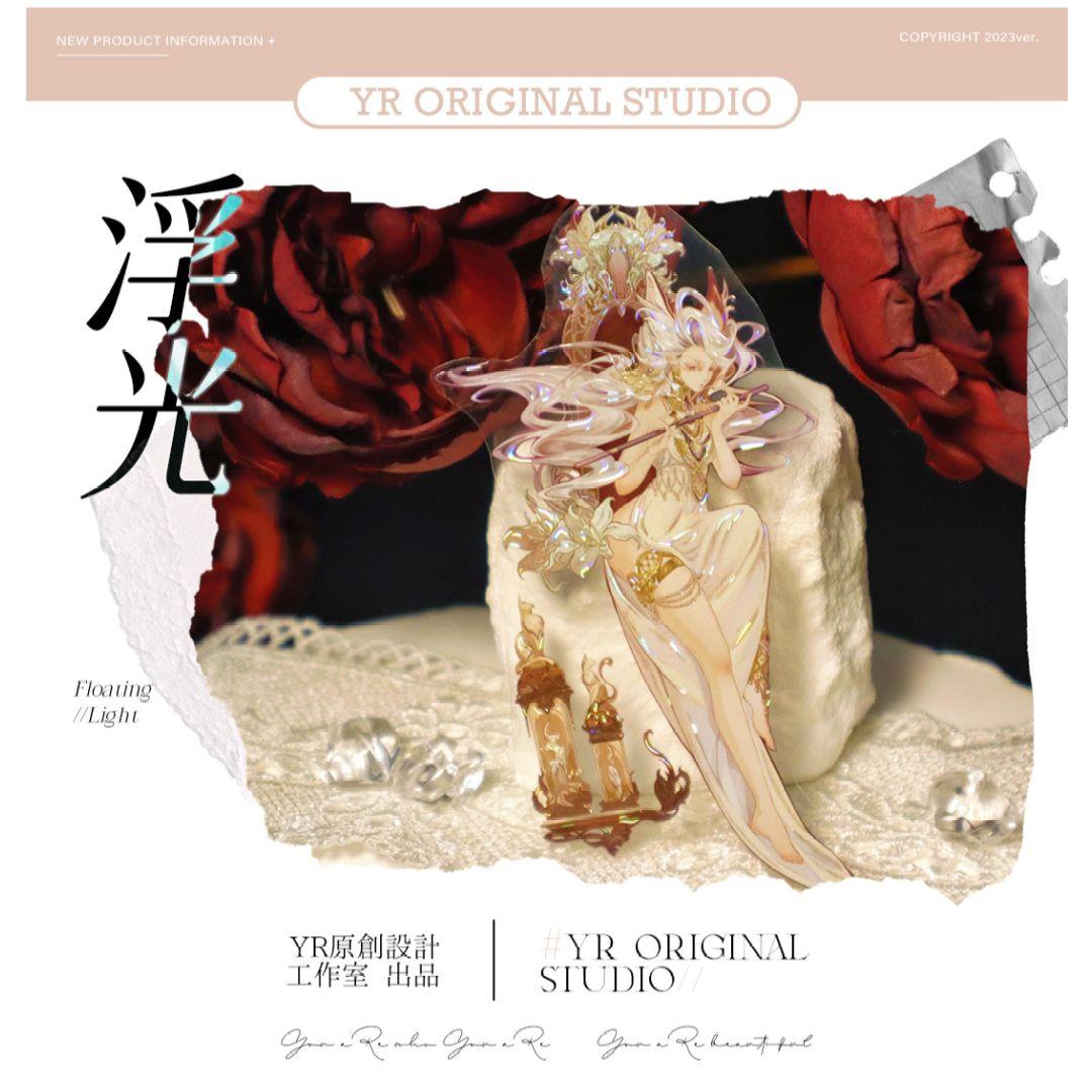 ✩再販✩J777＃浮光(贝壳光)YR原创切り売り海外人物マステ女の子