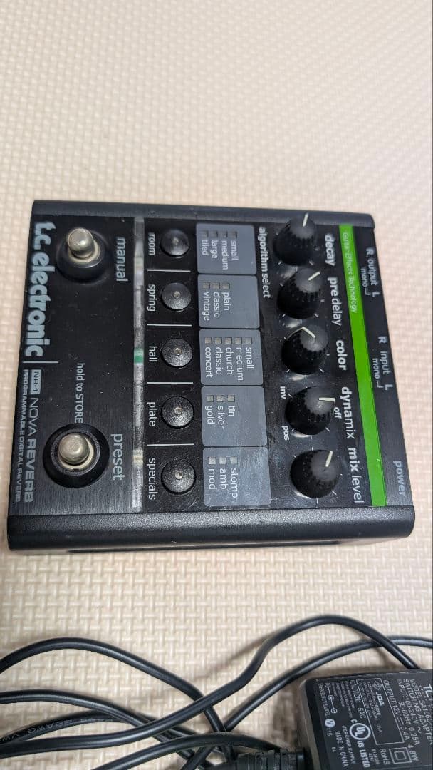 tc electronic Nova Reverb エフェクター