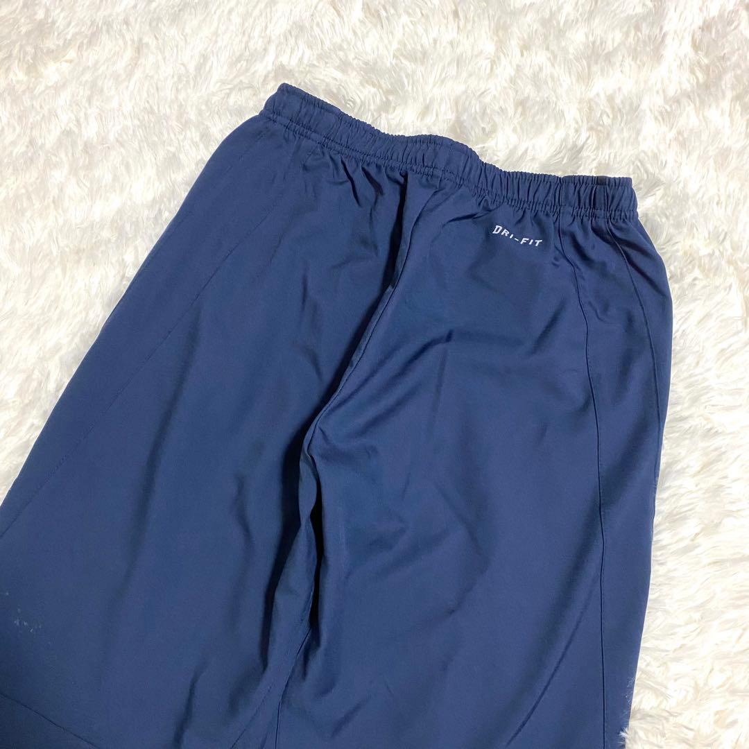 ナイキ　トレーニングウェア　セットアップ　上下　刺繍ロゴ　ランニング　紺色　S