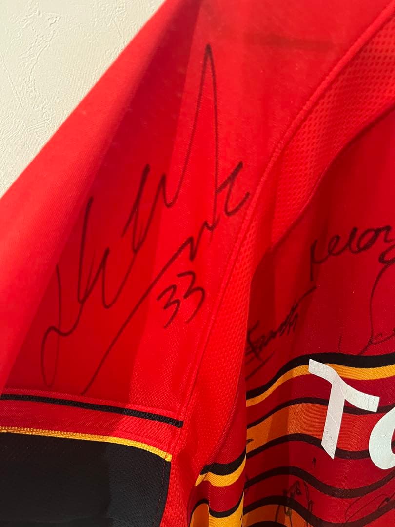 サッカー　マルチ直筆サイン入り 名古屋グランパス　ヴィンテージ ユニフォーム