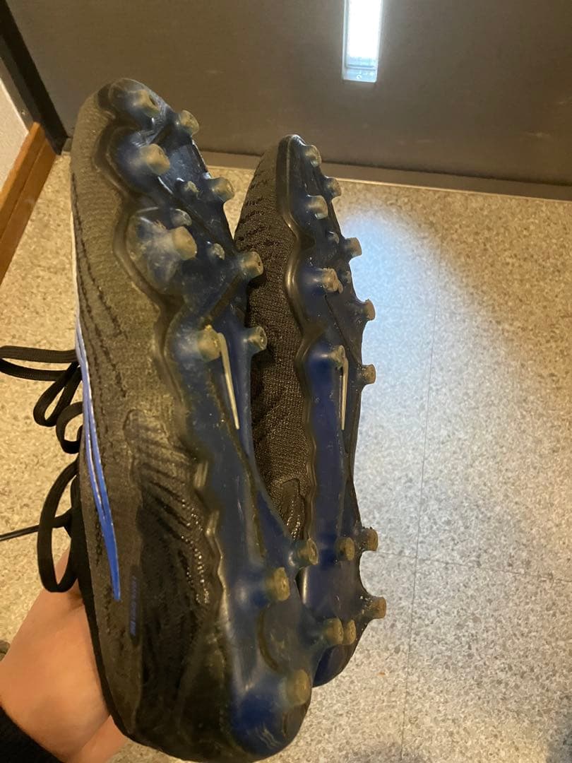 NIKEファントム GX エリート AG(ブラック×ブルー) 25.5