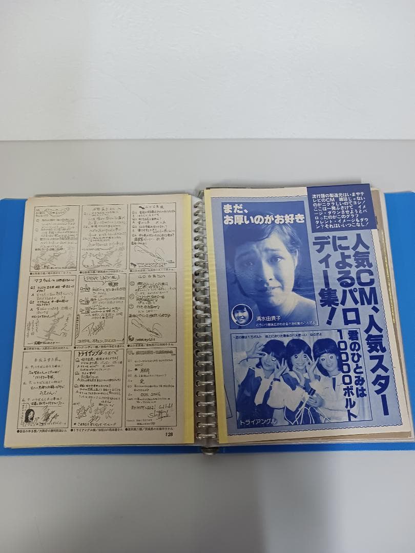 キャンディーズ妹分 トライアングル 雑誌 切り取り集 2冊セット A13