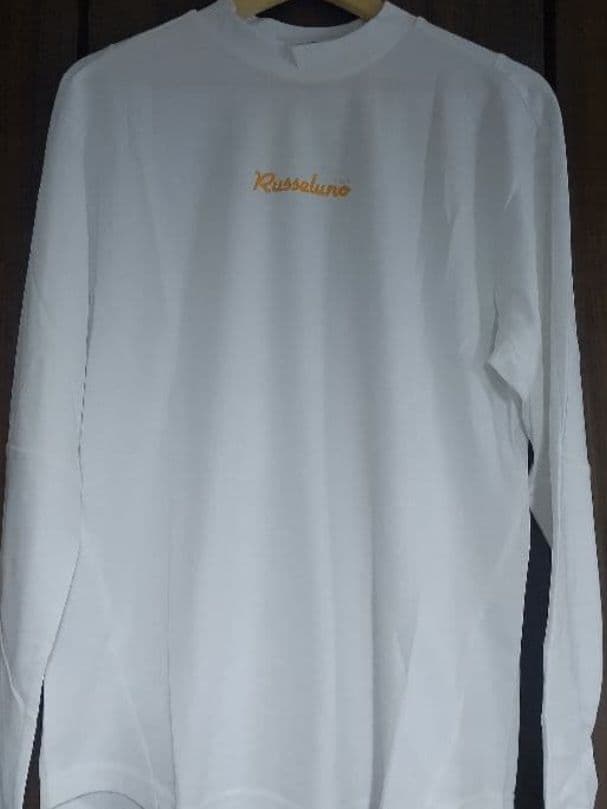 Russeluno ラッセルノ　長袖モックネック ホワイト　薄手　新品　サイズ4