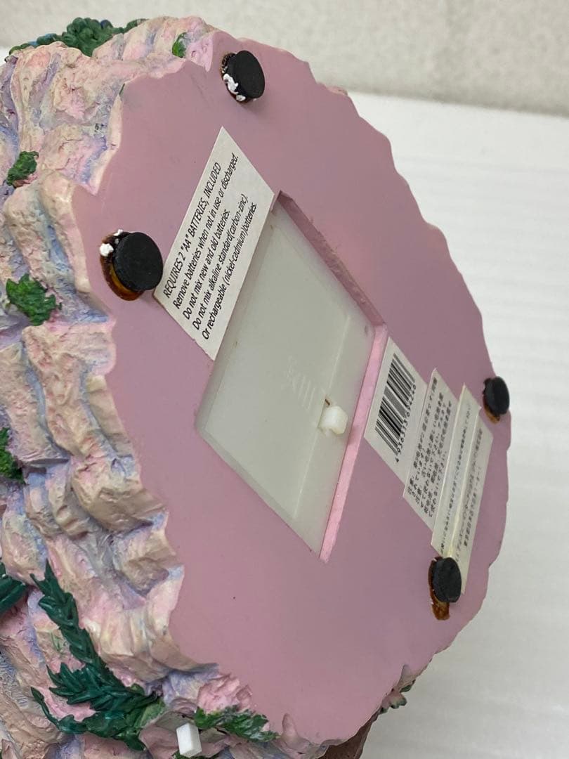 3-2886 廃盤品 ディズニー フィギュア グーフィー森の動物達 釣り 滝置物