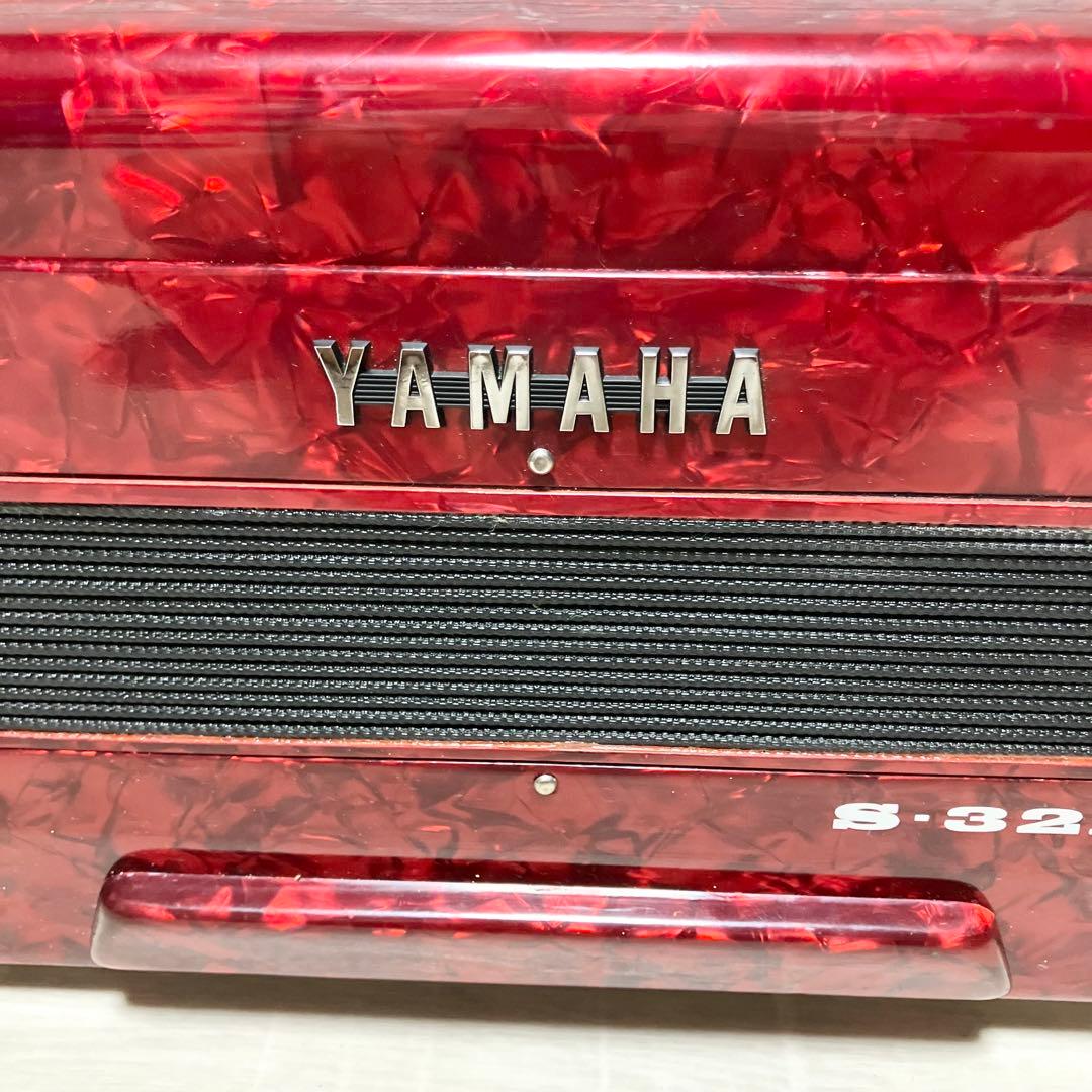 YAMAHA アコーディオン　S-32B 美品　赤　レッド　ヤマハ