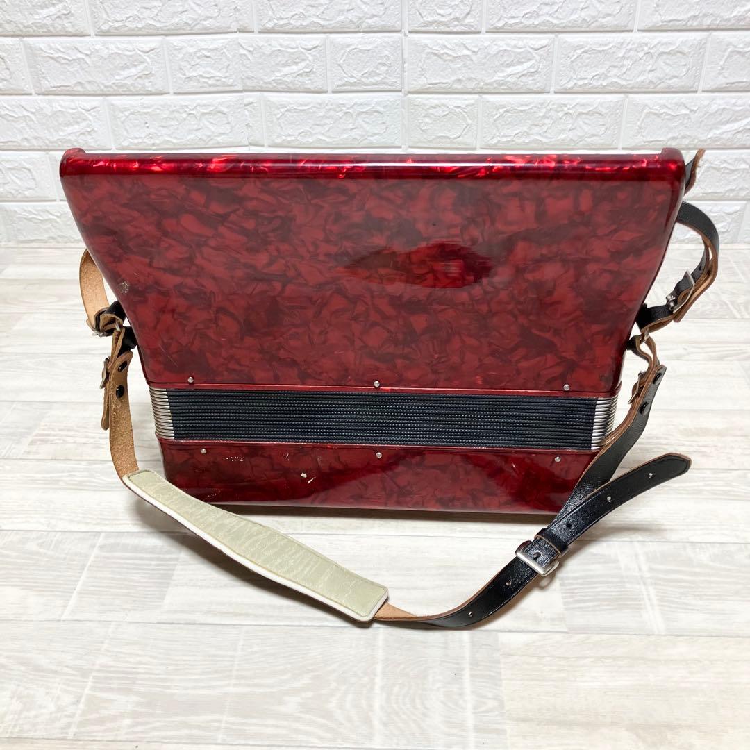 YAMAHA アコーディオン　S-32B 美品　赤　レッド　ヤマハ