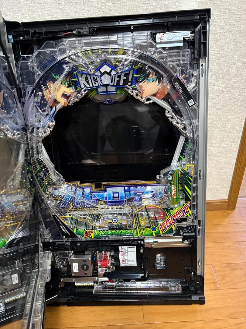 家庭用可 eフィーバーブルーロック 実機 外付け配線・鍵・トランス付