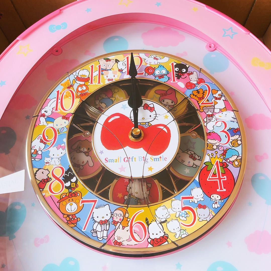希少レア　サンリオ50th からくり時計　2010 平成レトロ　サンリオ　時計