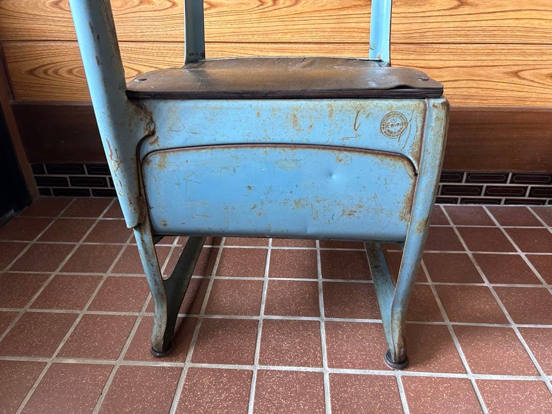 タイムセール‼️ アンティーク　学校　机　椅子　希少　レトロ　アメリカンカントリー