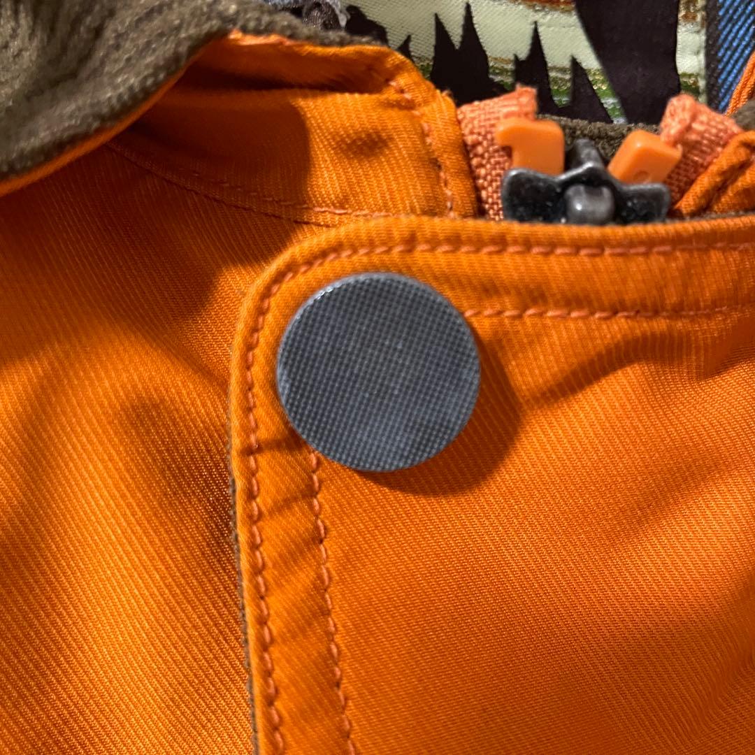 Burtonバートンスキーウェアスノーボードジャケットパーカーフード付きオレンジ