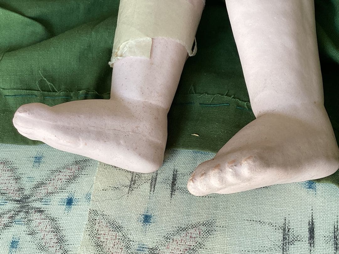 市松人形 松菊　竹取物語　抱き人形　アンティークドール　ビスクドール　40cm