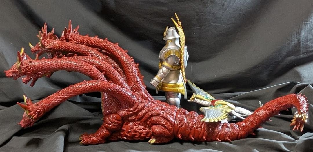 ヤマタノオロチ＆ウツノイクサガミ「ヤマトタケル」登場（バンダイ）ソフビ２体セット