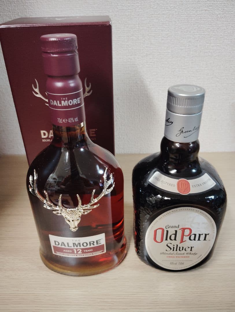 最終値下げ　ダルモア 12年 & オールドパー シルバーセット