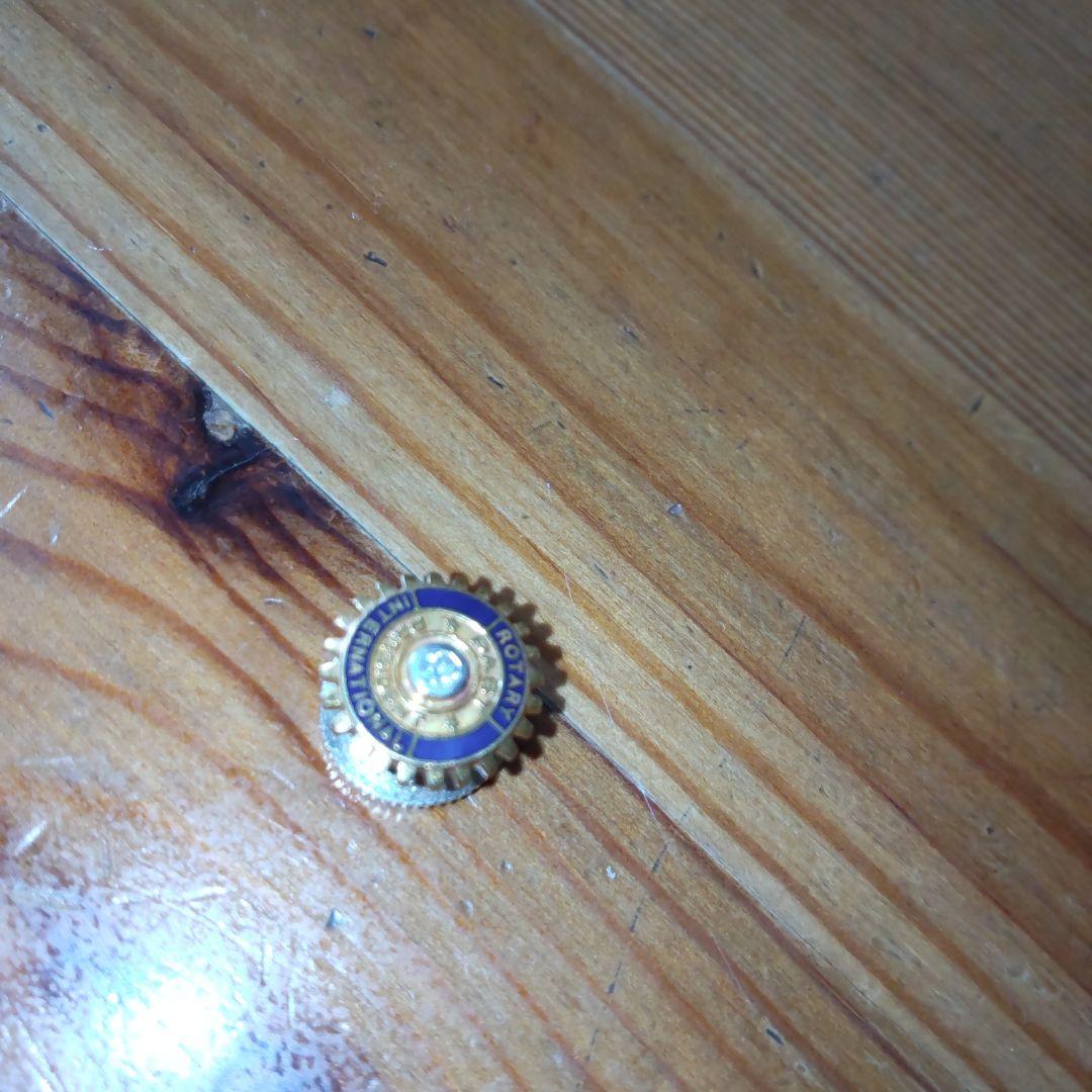 WAKO　K18 刻印 国際ロータリー ピンバッジ 襟章