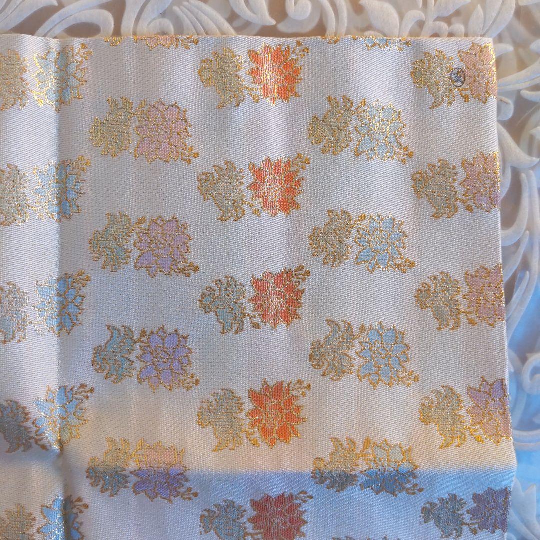 出し帛紗　【ほいよ！】　袋師︰土田友湖　草花文金襴　表千家　【匿名配送】