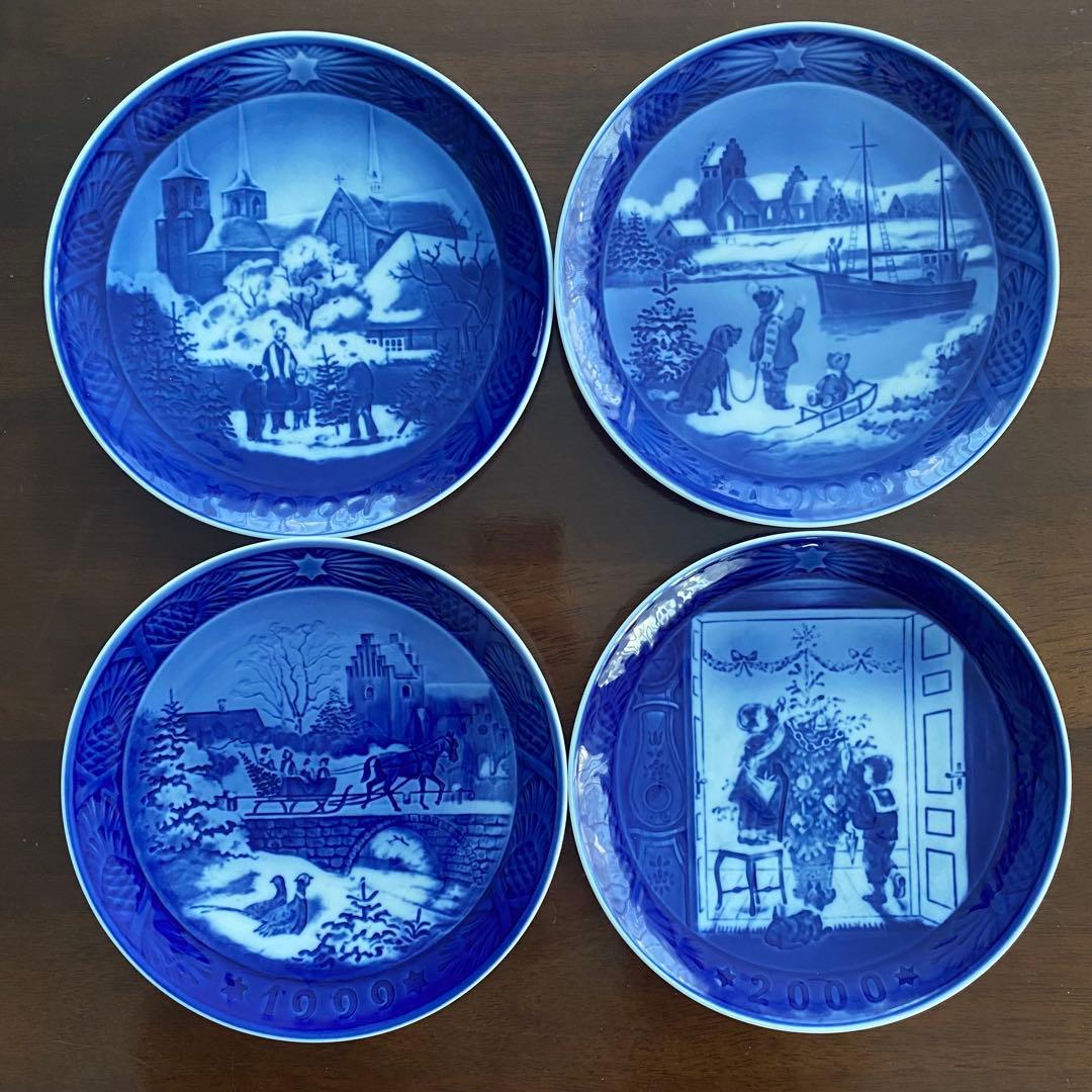 ロイヤルコペンハーゲン イヤープレート 1989〜2002年 14枚 まとめ売り