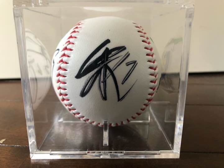 ロッテ 7.鈴木大地選手ほか二選手 直筆サインボール