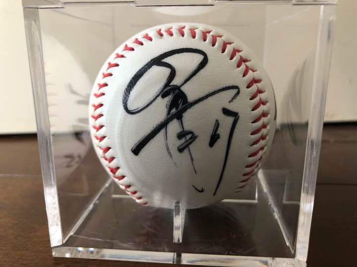 ロッテ 7.鈴木大地選手ほか二選手 直筆サインボール