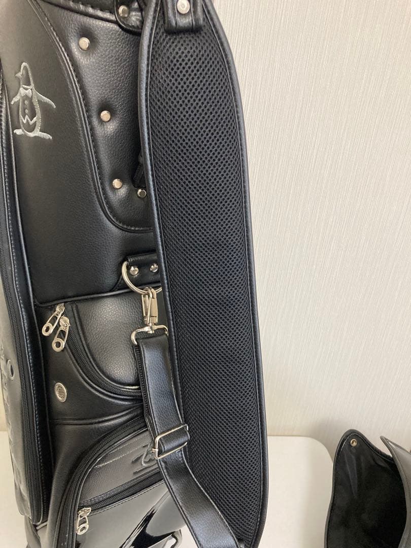 Munsingwear ブラック ゴルフバッグ