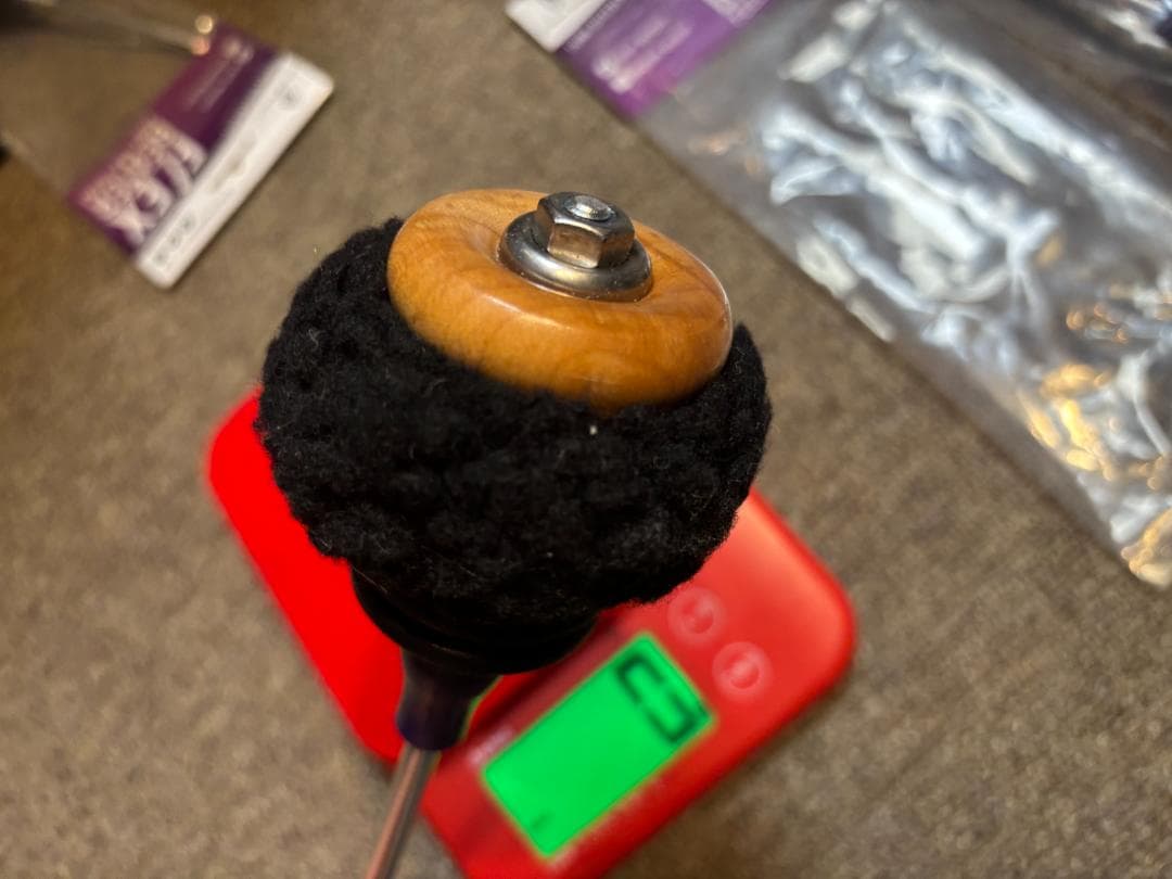 Fluffy Burger しなるビーター [ウッドもふ黒] 直輸入1本