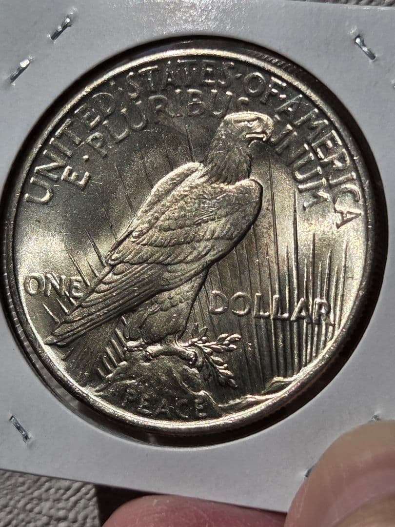 アメリカ合衆国　ピースダラー(1ドル)銀貨　1925