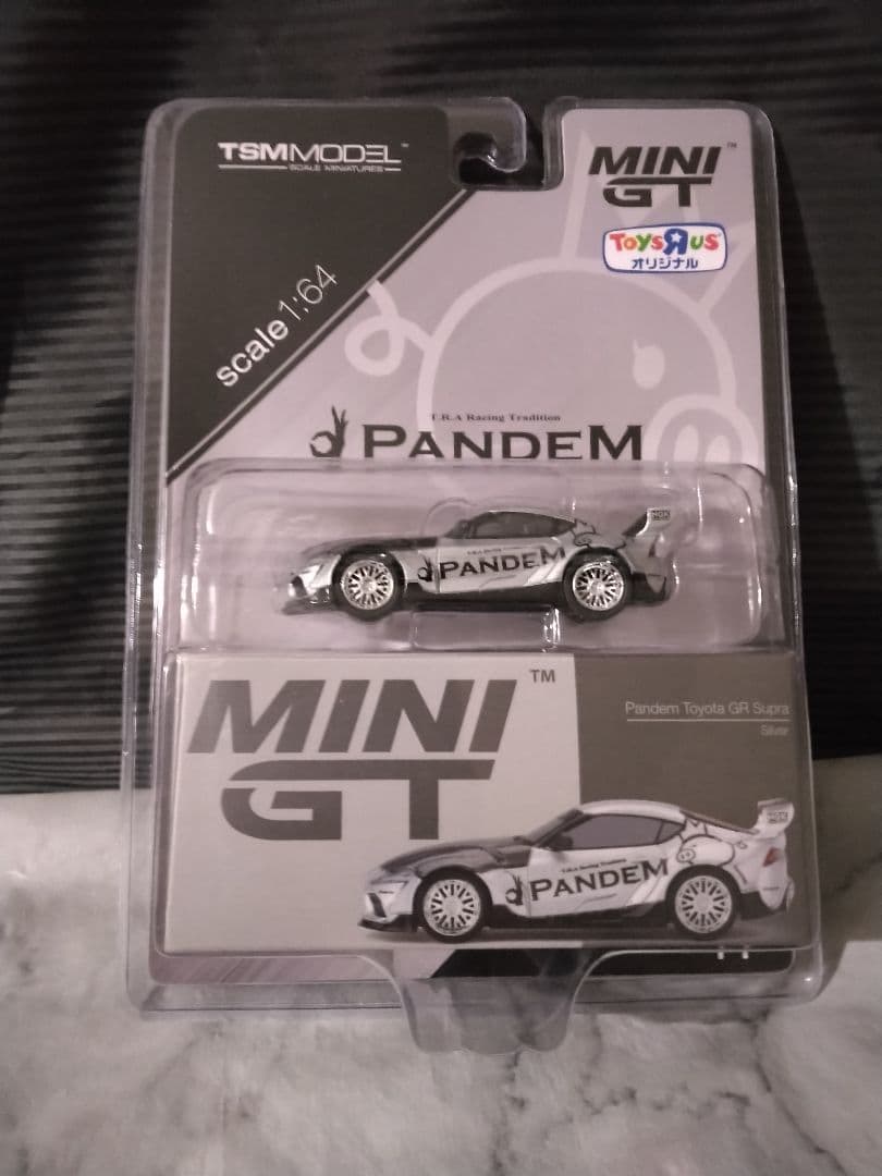 minigt パンデム　grスープラ　シルバー　トイザらス　カーボンボンネット