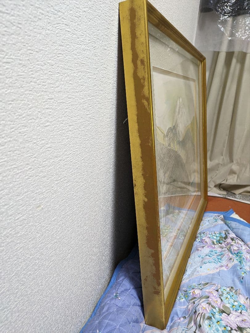 奥村土牛　大快晴の富士 250部限定リトグラフ(証明書，作家印有り)外箱付き