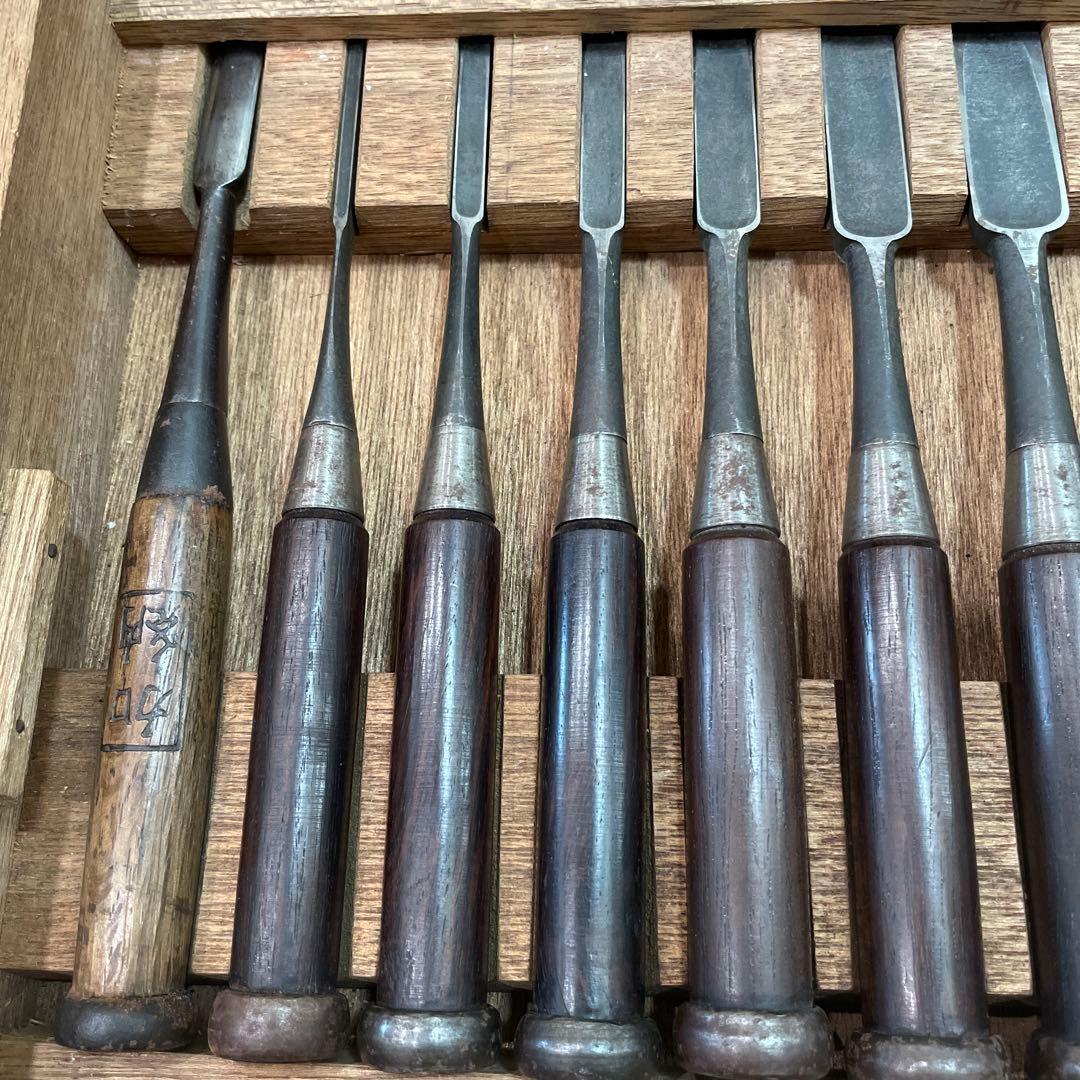 市弘 鑿 10本組+加納鑿1本 おまけ付き