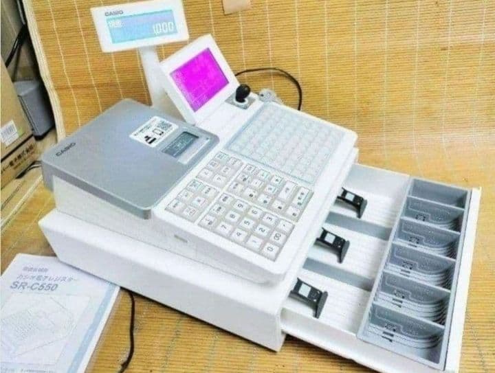 カシオレジスター　SR-CS550　スマホ連携Bluetooth　172080