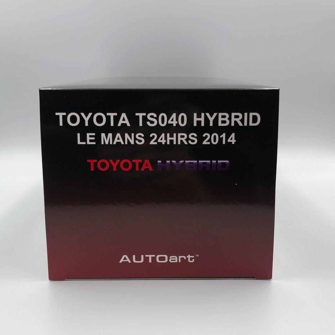 ミニカー AUTOart 1/18 TOYOTA TS040 HYBRID LEMANS