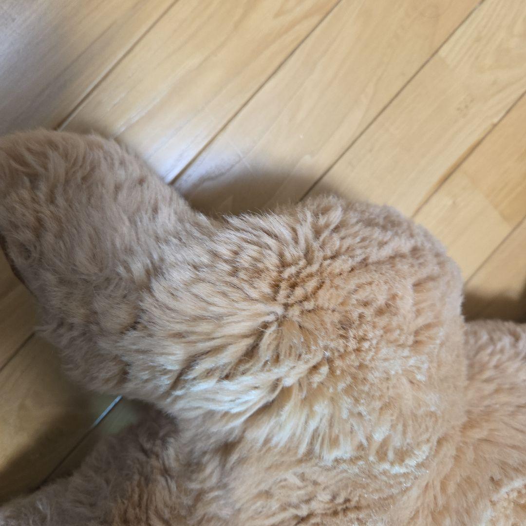 大きめ ベージュ 犬のぬいぐるみ くたくた　レトリーバー系？