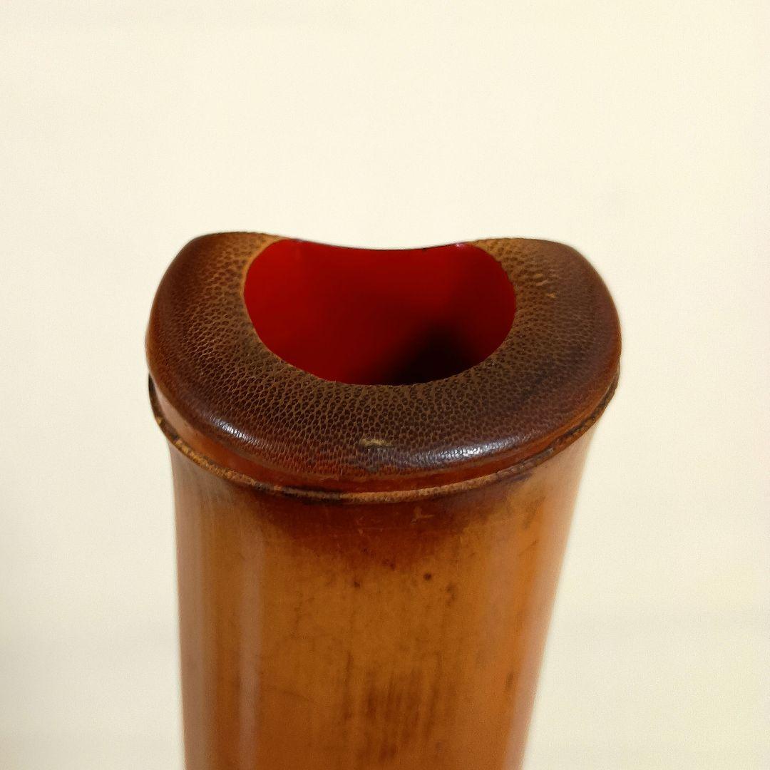 大井如水作☆半地無し一尺八寸管！100年前の名製管師の名管！