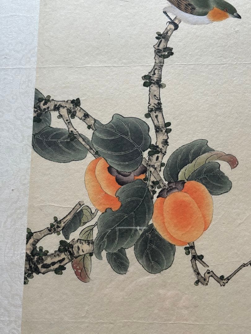 中国美術品　工筆画　陳年　陳半丁　半丁老人　サイズ　59✖️84cm