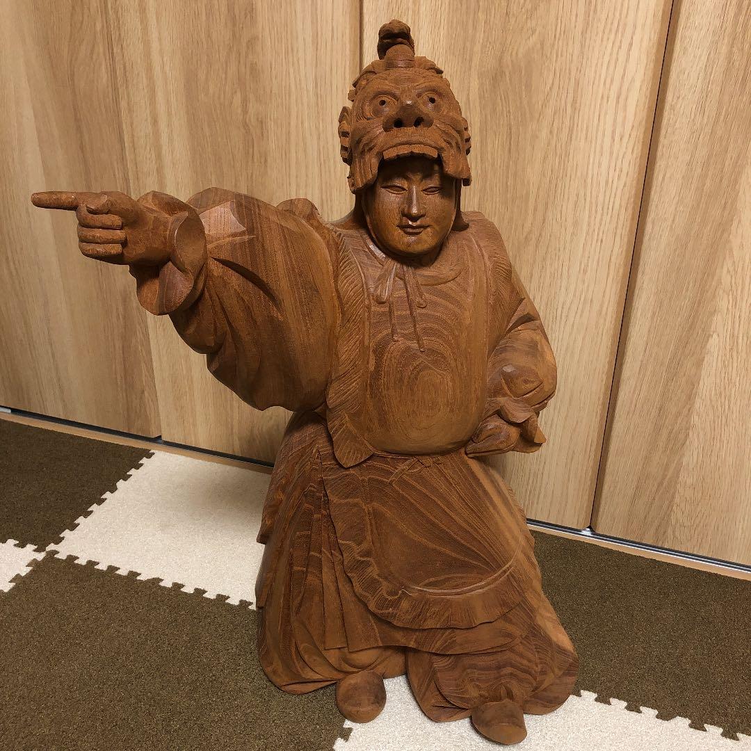 蘭陵王　仏像（木像）仕入れ価格で35万円程！