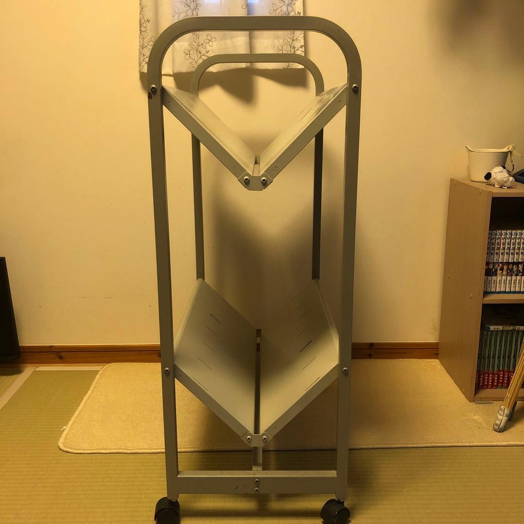 【中古】 PLUS　ファイルワゴン 600×350×935mm　斜め　書類収納