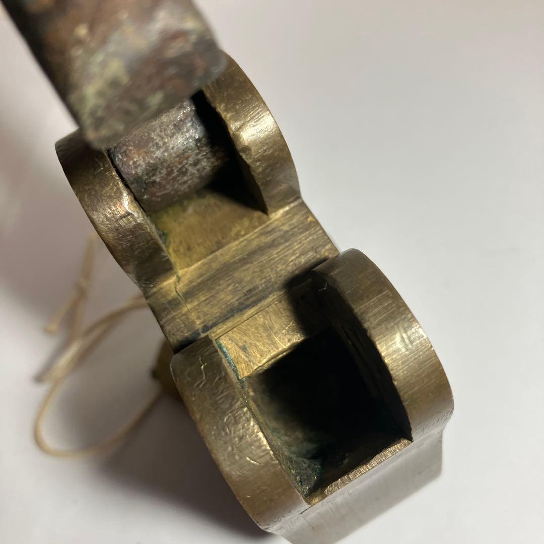 印度「ＨＯＮＥＳＴＹ　ＬＯＣＫ　ＳＴＯＲＥＳ」の特大クマ型ビンテージ南京錠