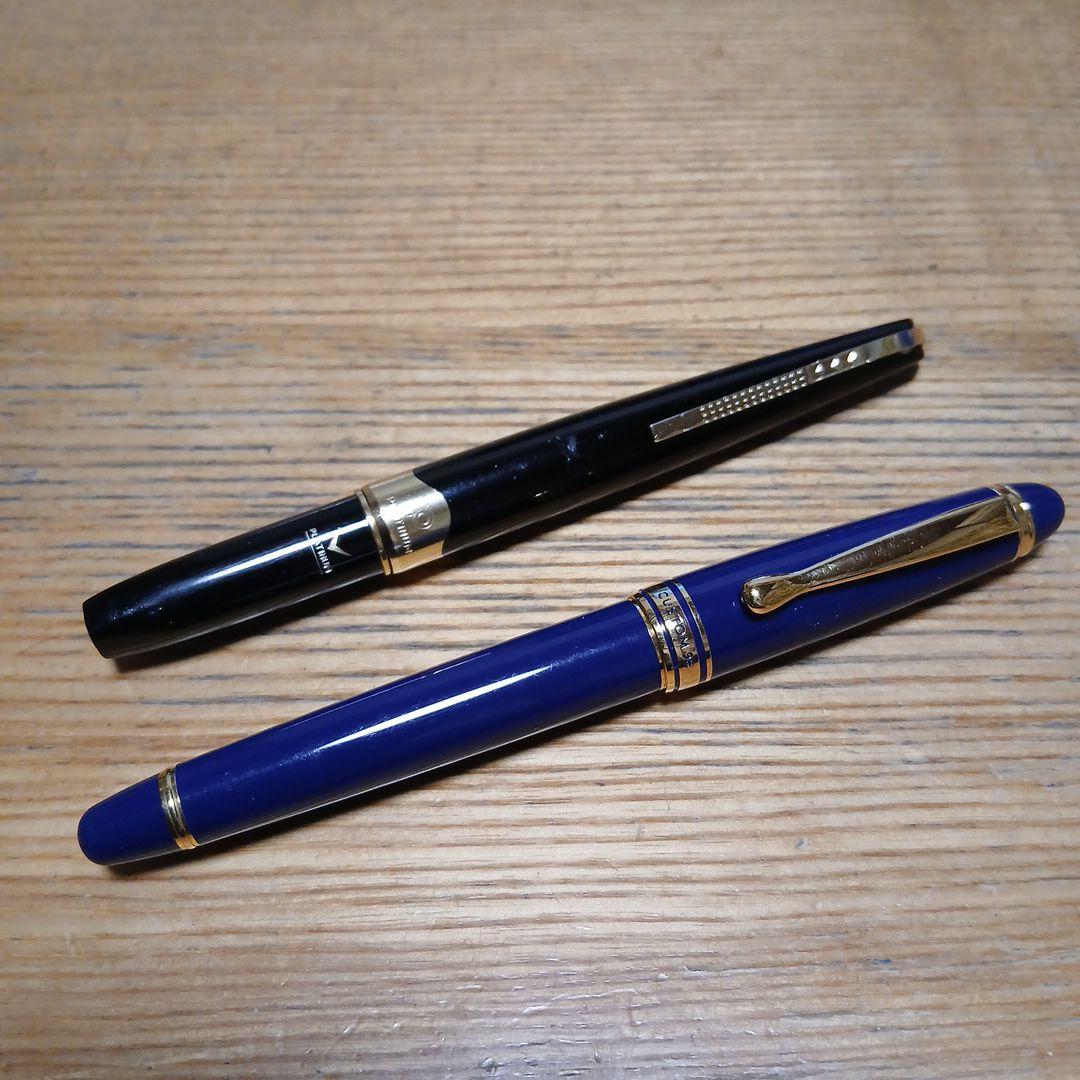 【14金】PILOT、プラチナ万年筆 【ジャンク品】2本セット【14K】