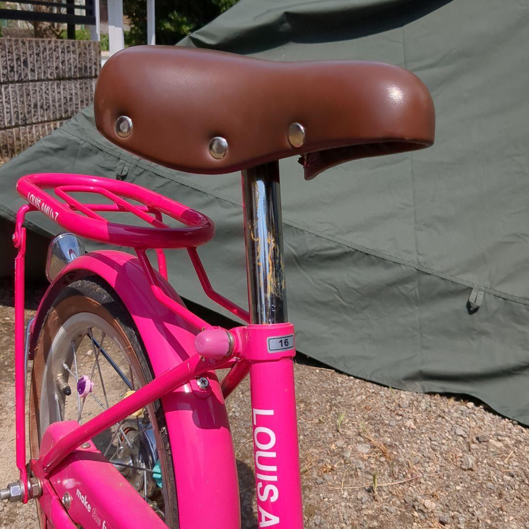 16インチ　LOUIS AMUZ 子供用自転車 ピンク