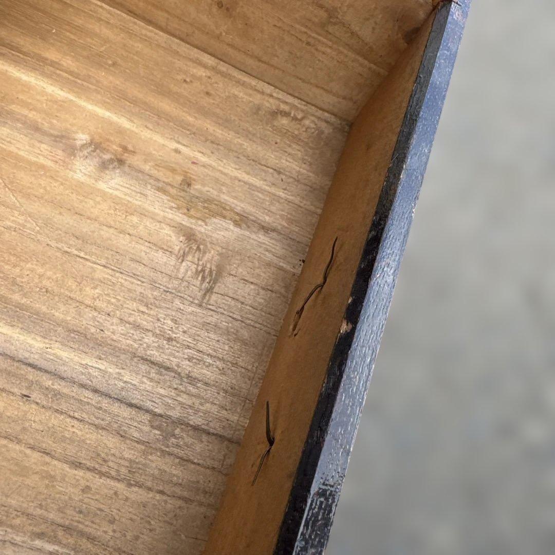 m*k様 昭和レトロ　茶箪笥　木製キャビネット 赤褐色 ガラス扉付き