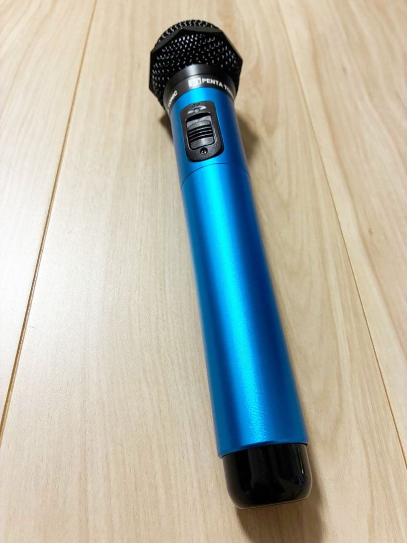 【新品未使用】GTM-150 ワイヤレスマイク ブルー　マイマイク