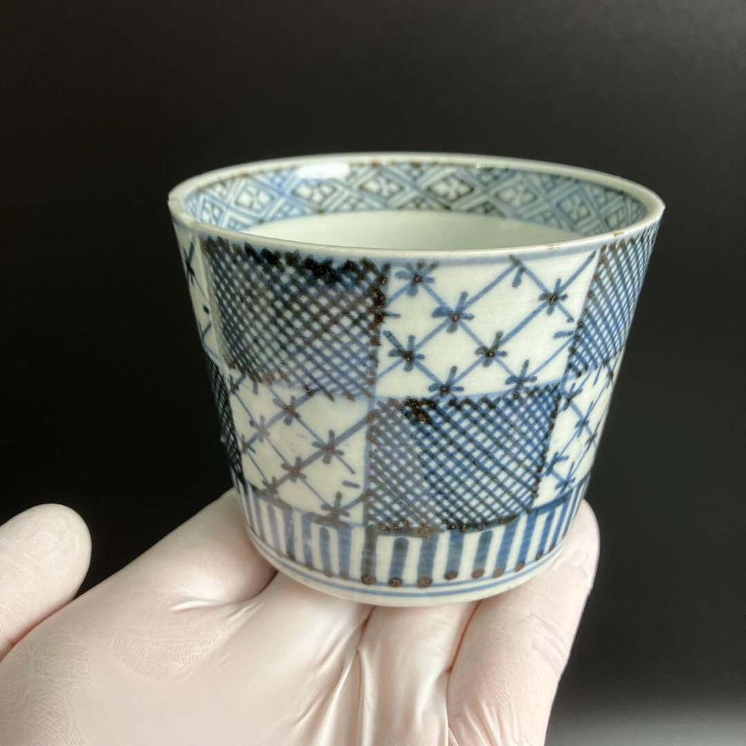古伊万里 染付 蕎麦猪口 10客 まとめ くらわんか 向付 小鉢