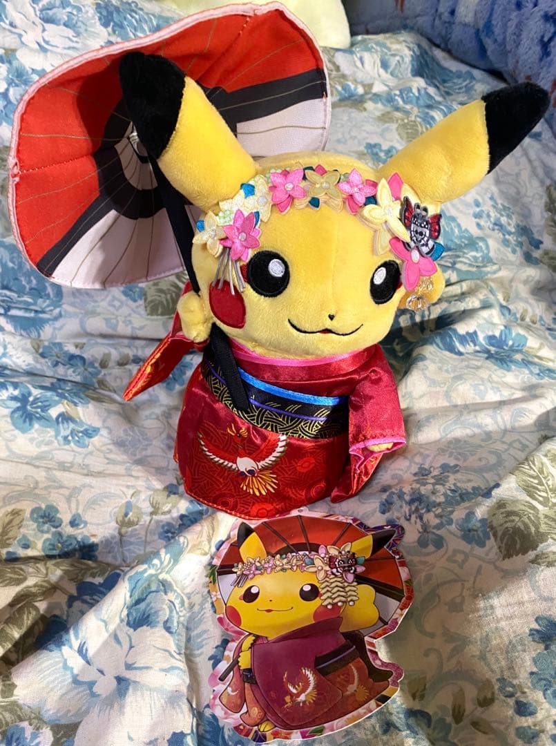 ポケモンセンター京都限定　舞妓はんピカチュウ　タグ付き