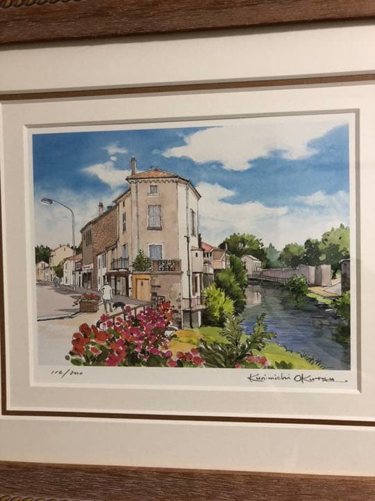 絵画 奥津国道 花のイソワール フランス