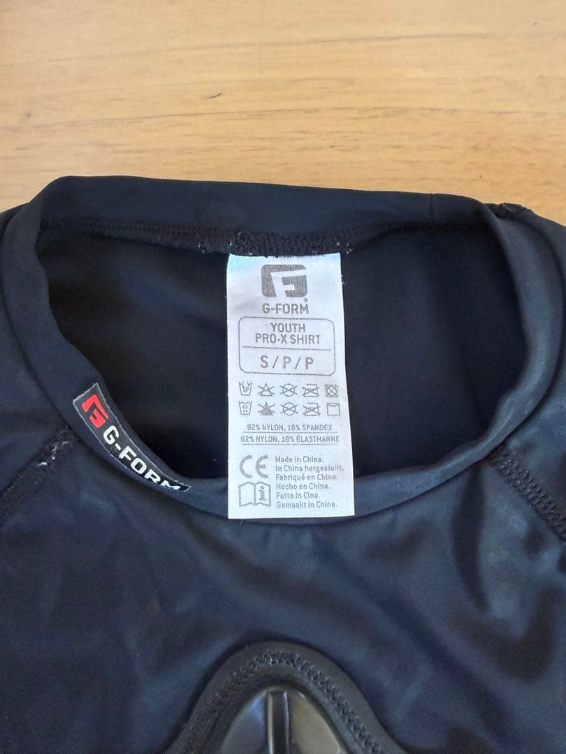 G-Form Youth Pro-X Shirt S/P/P ブラック