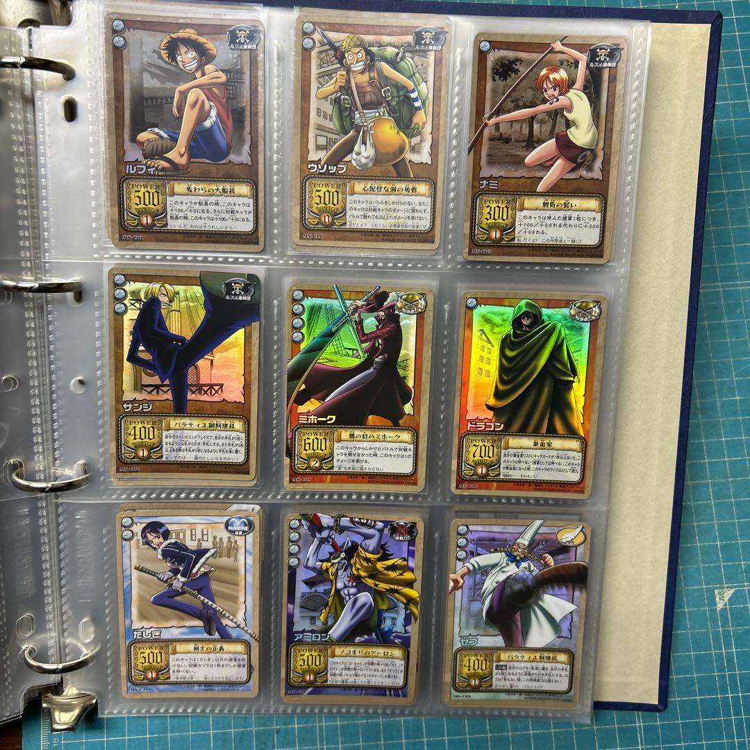 カードダスマスターズ　バインダーつき　ワンピースカードゲーム　当時物