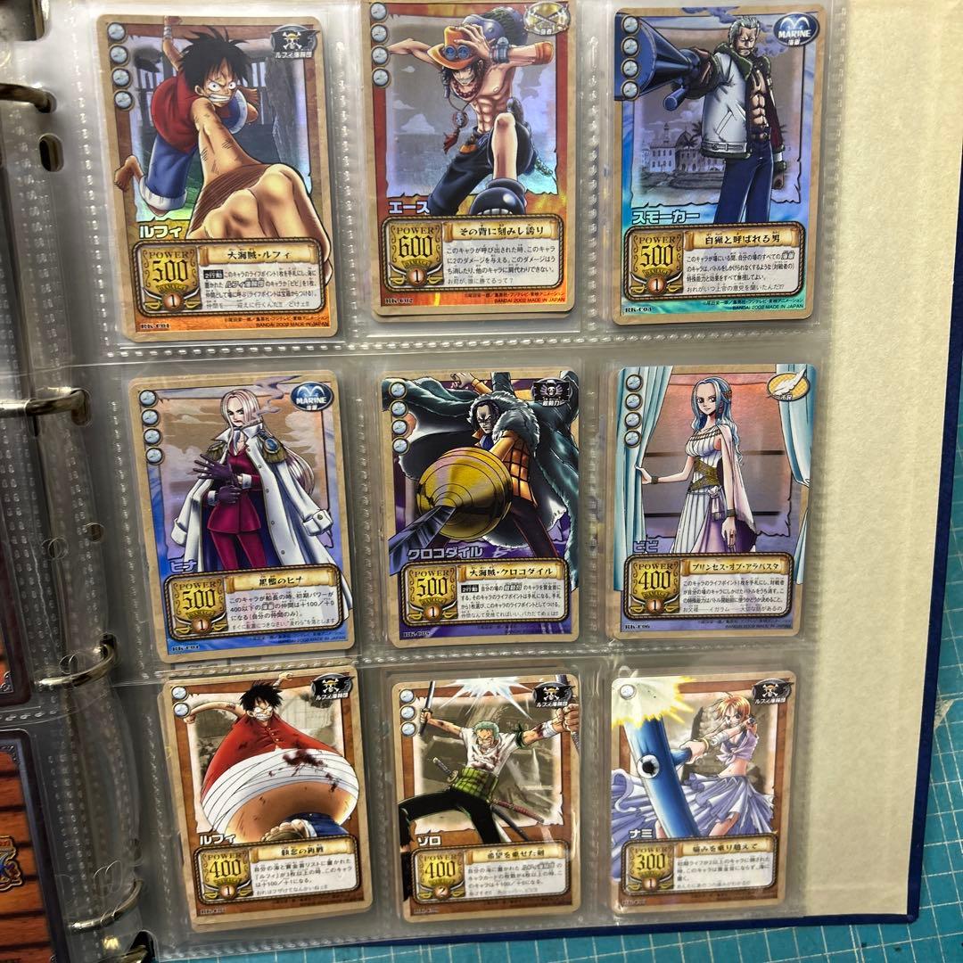 カードダスマスターズ　バインダーつき　ワンピースカードゲーム　当時物