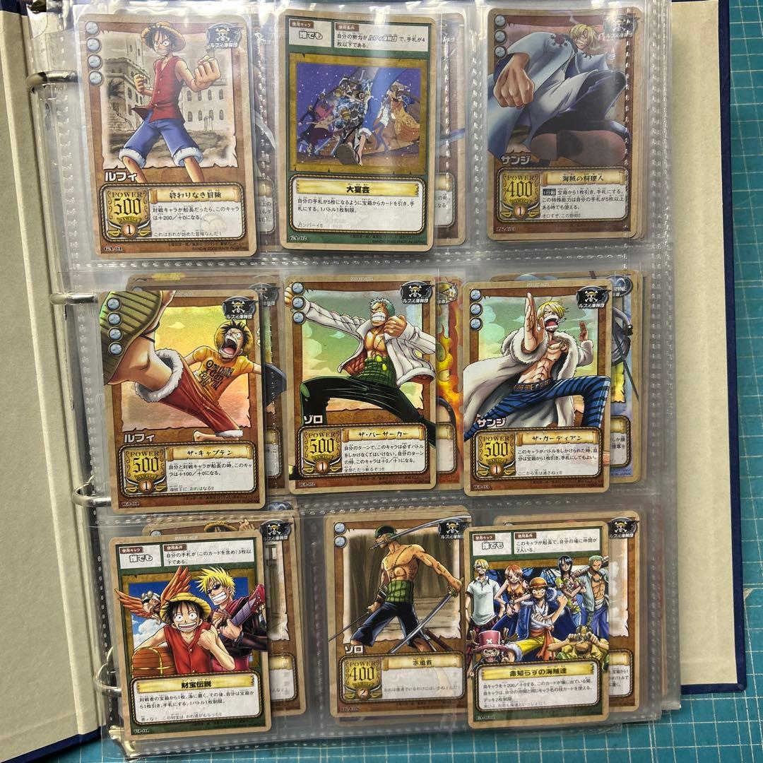 カードダスマスターズ　バインダーつき　ワンピースカードゲーム　当時物
